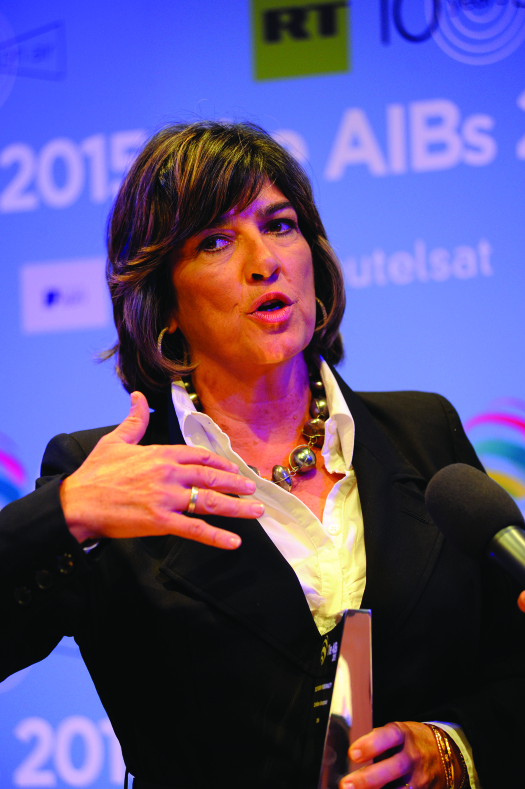 An image of Christiane Amanpour.